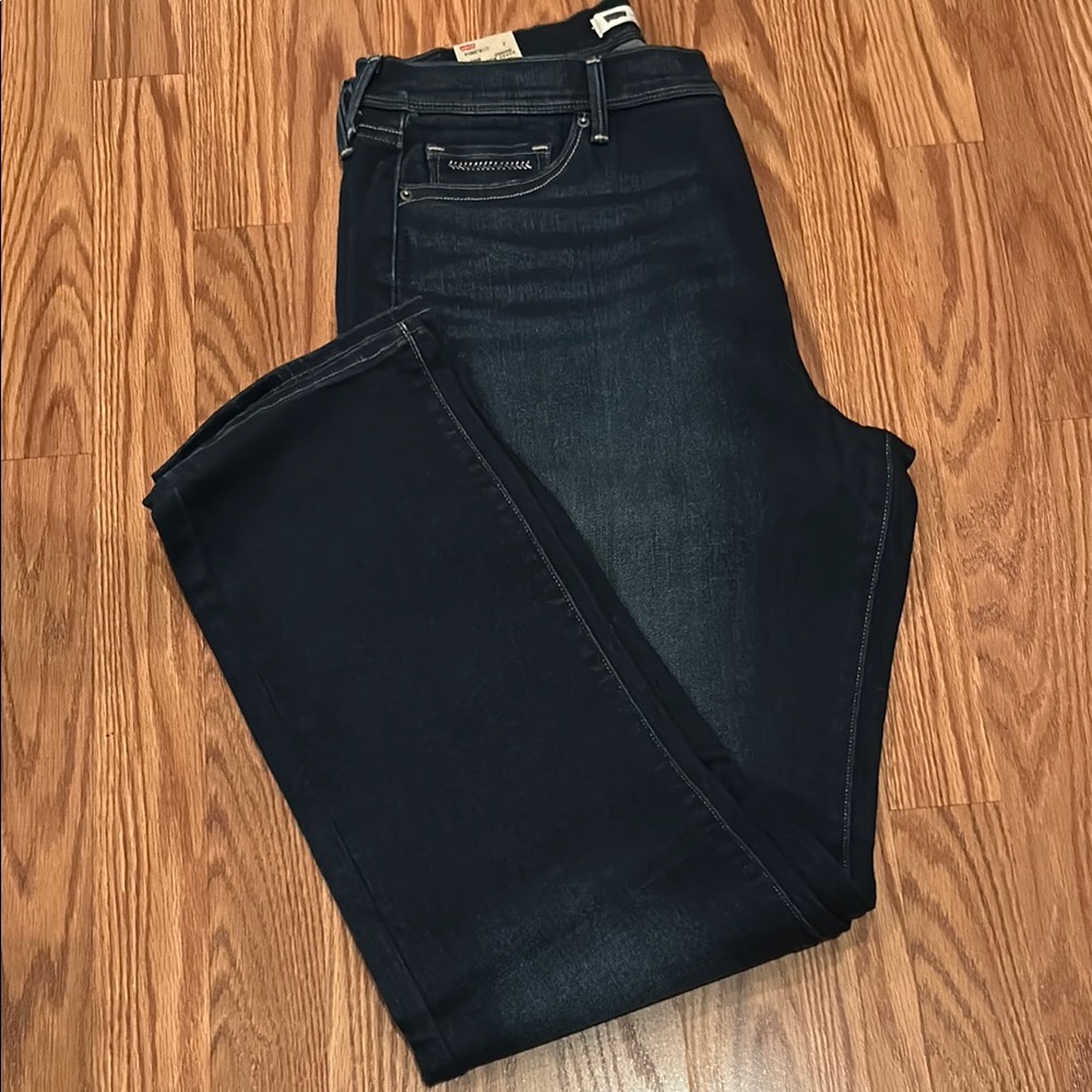 NWT NEW Levi's Blue 512 Slimming Skinny Jeans Denim 16